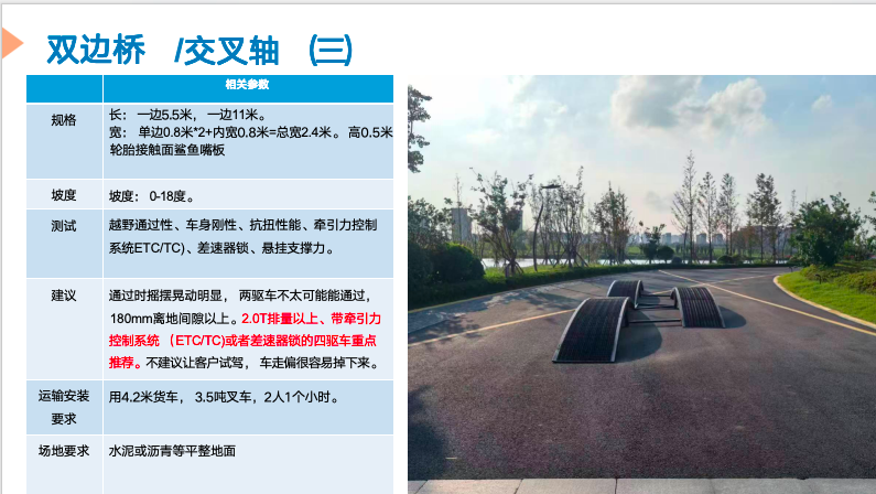 常州市汽车试驾道具定制越野障碍定制 - 价格
